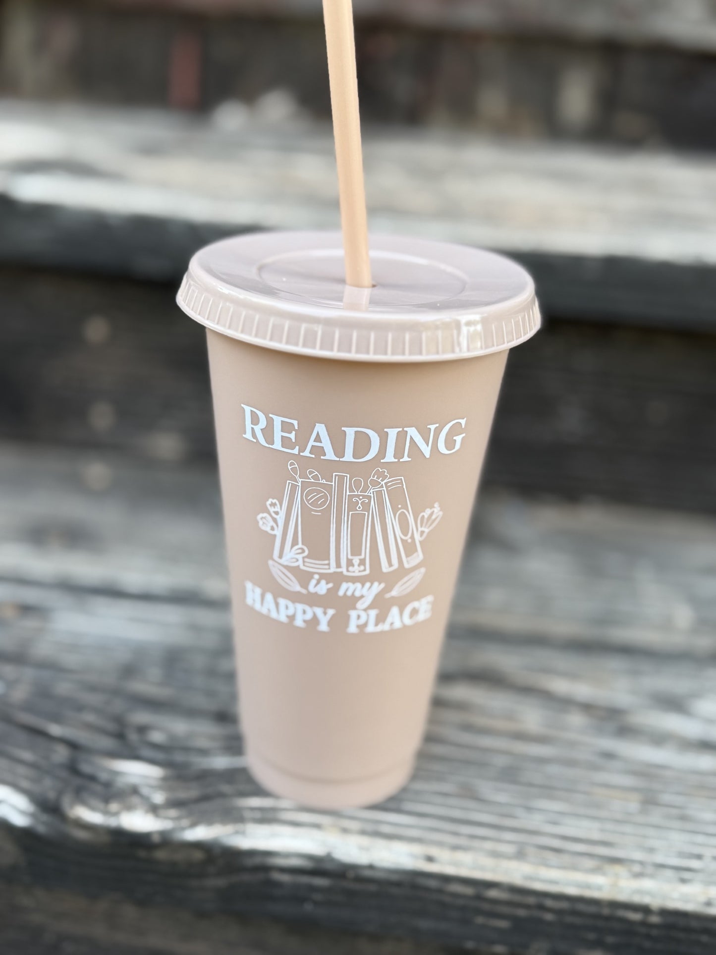 Reading is my Happy Place Cup
